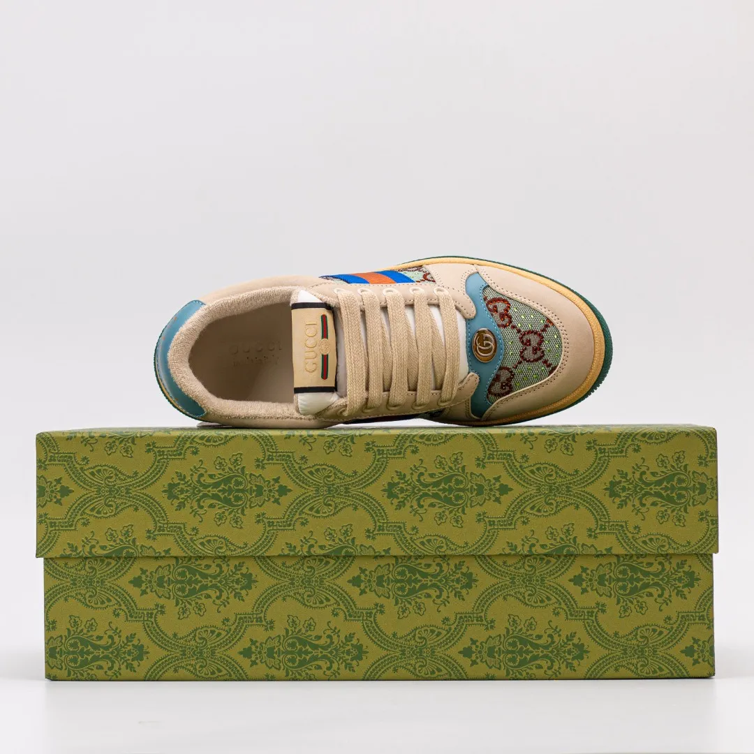 Ex-factory price: RMB 300 [higher version] GUCCI casual sports distressed small dirty shoes, polished cowhide fabric, hand-made distressed effect!  Original terry cloth, delicate, soft, comfortable and breathable. Privately molded steel-stamped two-color original TPU outsole (lower layer is wider, upper layer is narrower) to differentiate the wrong version of the outsole in the market. Fabric, material, outsole, detail comparison SIZE: 34-41, 38-45 regular size (women's 34, 41, men's 38, 45 customized, non-returnable and non-exchangeable) (women's colors and men's models need to be customized)